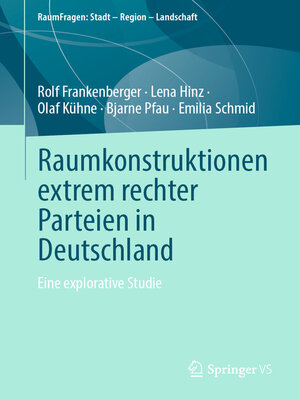 cover image of Raumkonstruktionen extrem rechter Parteien in Deutschland